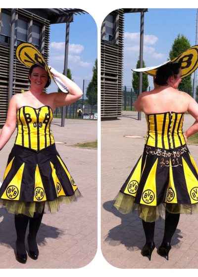 Die Meisterlady - Eventkleid Design - Meisterfeier Borussia Dortmund